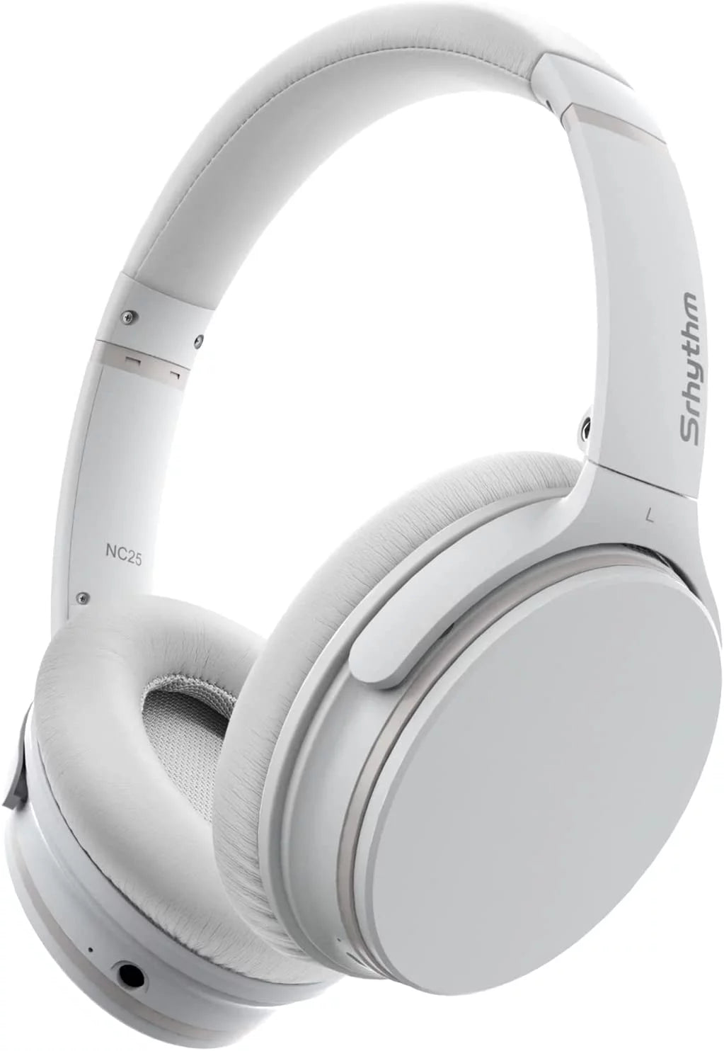 NC25 Noise Cancelling Stereo Headphones Bluetooth 5.3, ANC Headset Over-Ear with Hi-Fi,Mic,50H Playtime,Low Latency Game Mode